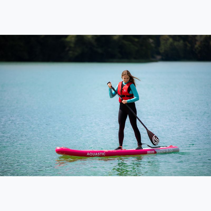 Inflatable board set SUP AQUASTIC Perth 9'10" pink 19