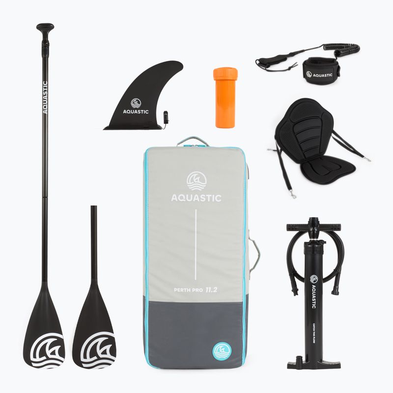 SUP board AQUASTIC Perth Pro 11'2" allround dark blue 19