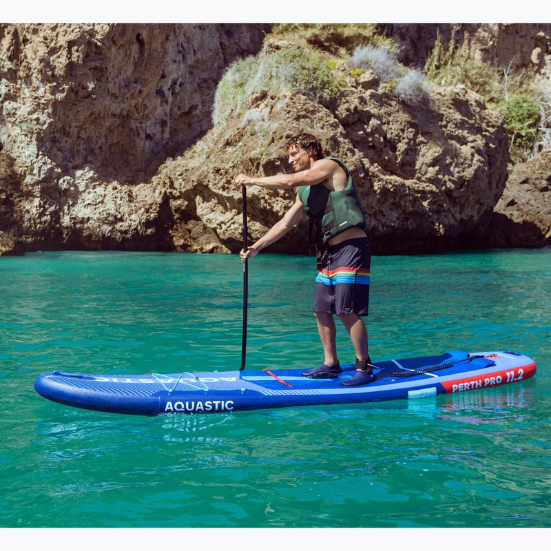 Board SUP AQUASTIC Perth Pro 11'2" all-round dark blue 26