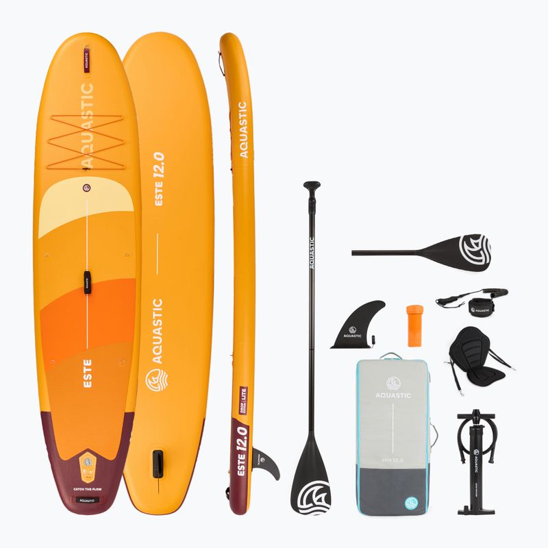 Inflatable board set SUP AQUASTIC This 12'0" orange