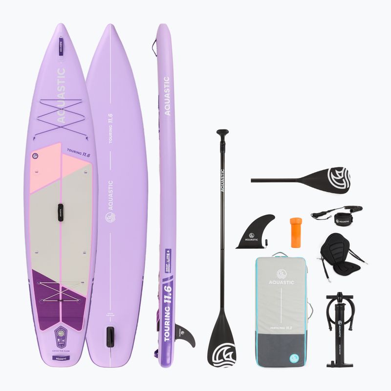 Set inflatable Touring 11'6" purple