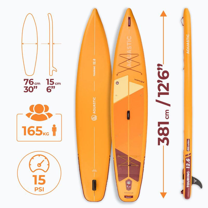 SUP AQUASTIC Touring 12'6" board orange 20