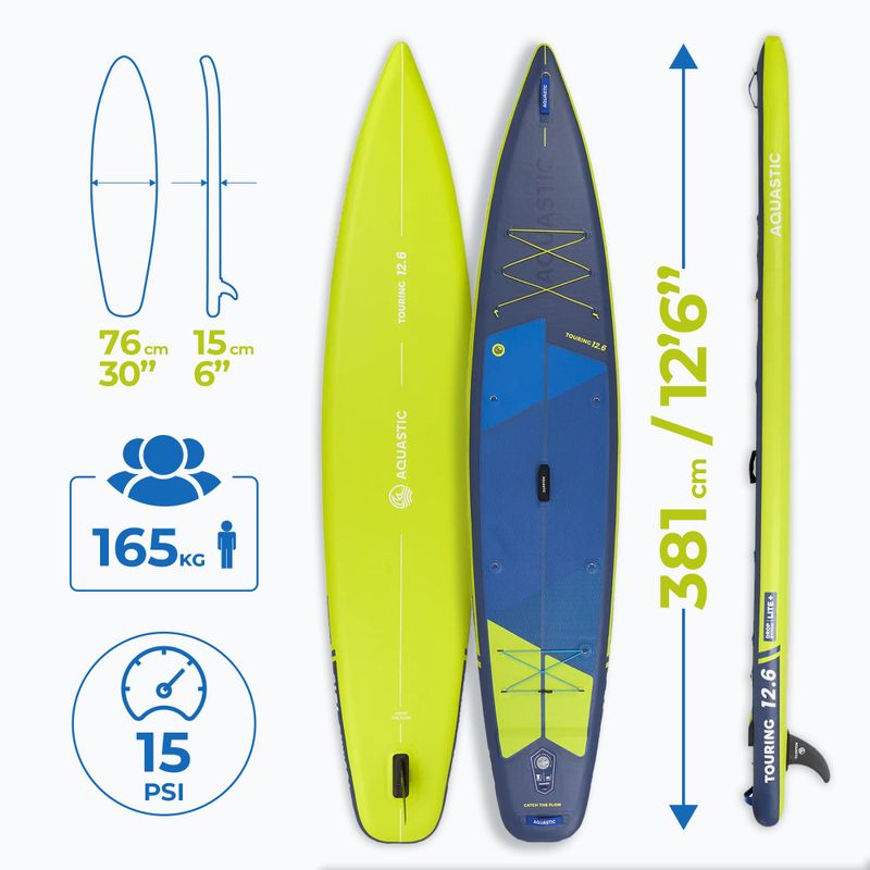 SUP board AQUASTIC Touring 12'6" dark blue 21