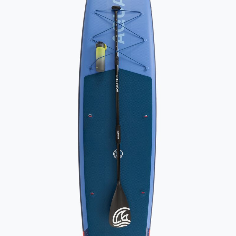 Inflatable board set SUP AQUASTIC Touring Pro 14'0" dark blue 10