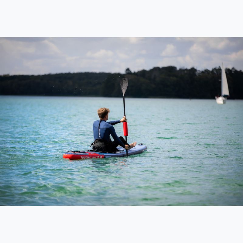 Inflatable board set SUP AQUASTIC Touring Pro 14'0" dark blue 21