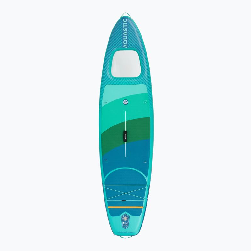 Inflatable board set SUP AQUASTIC Vista 11'2" green 3