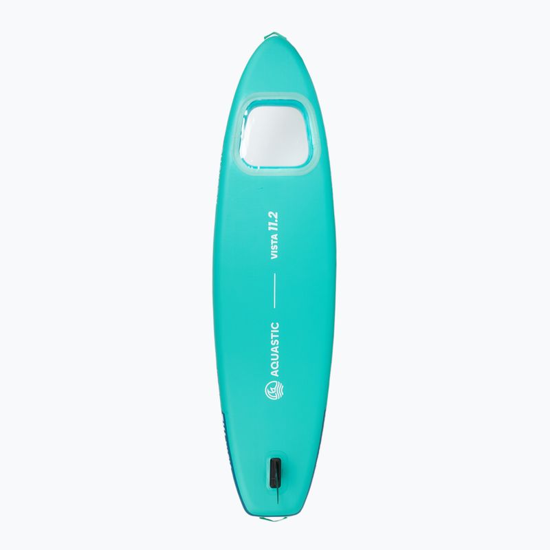 Inflatable board set SUP AQUASTIC Vista 11'2" green 4