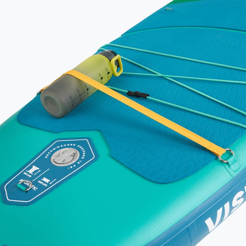 Inflatable board set SUP AQUASTIC Vista 11'2" green 11