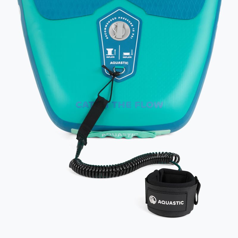 Inflatable board set SUP AQUASTIC Vista 11'2" green 13