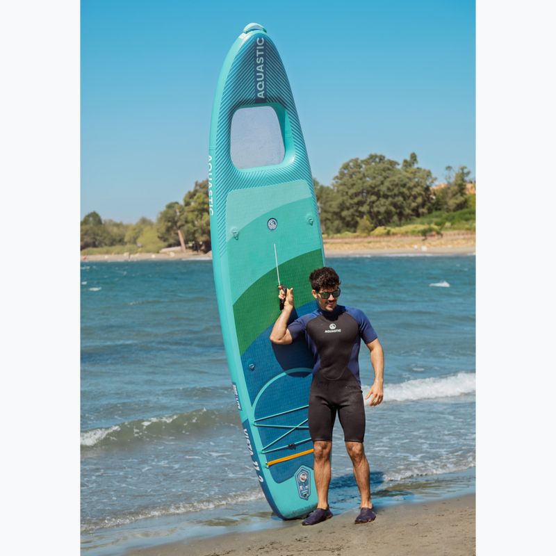 Inflatable board set SUP AQUASTIC Vista 11'2" green 22
