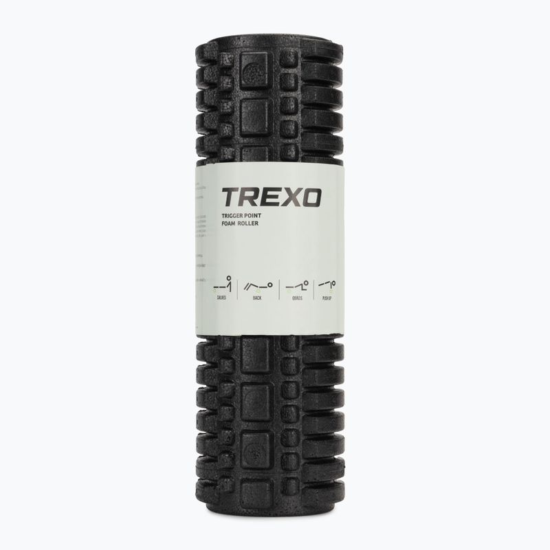 XTREXO Professional Trigger Points massage roller 45 cm black 7