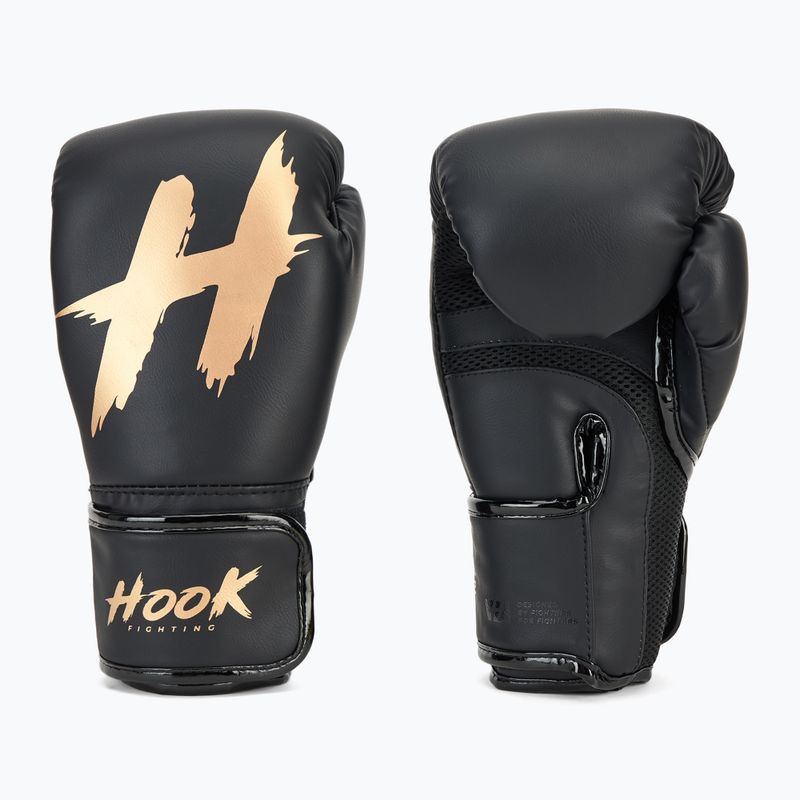 HOOK FIGHTING Ready To Spar boxing gloves black 4