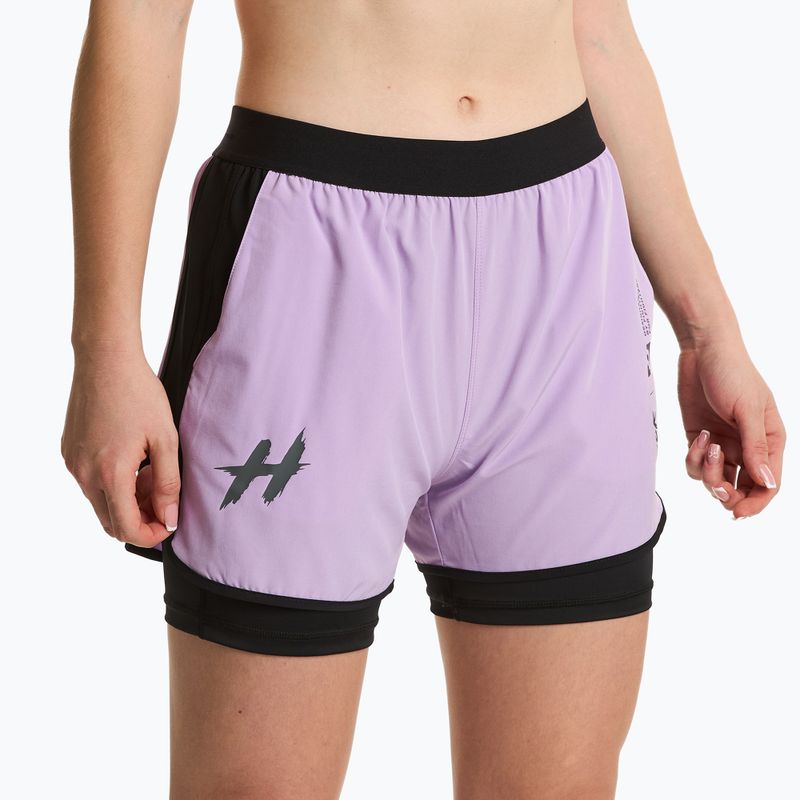 Women's training shorts HOOK FIGHTING Base violet