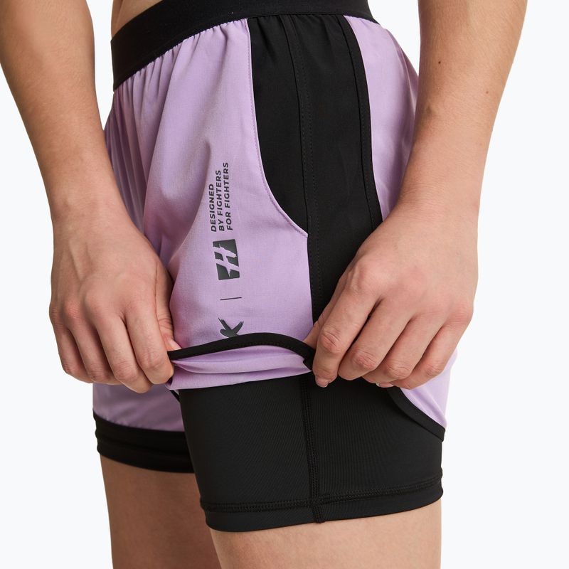 Women's training shorts HOOK FIGHTING Base violet 4