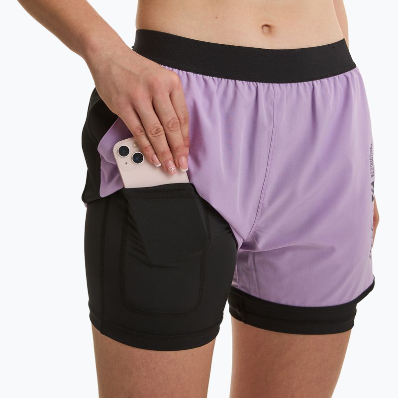 Women's training shorts HOOK FIGHTING Base violet 5