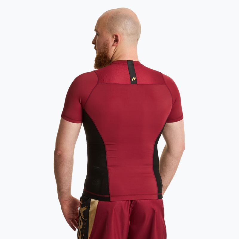 Men's HOOK FIGHTING Rashguard Base red 2