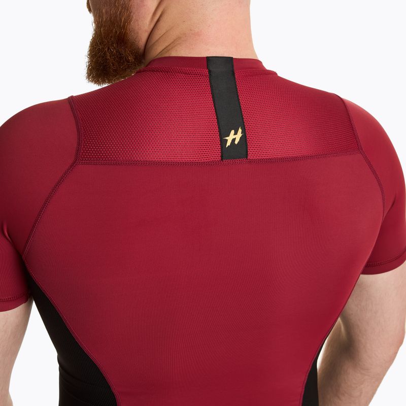 Men's HOOK FIGHTING Rashguard Base red 6