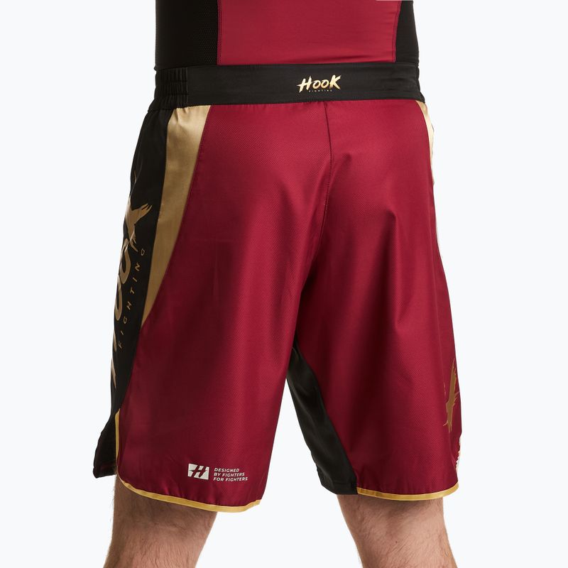 Men's HOOK FIGHTING Ready To Spar training shorts red 2