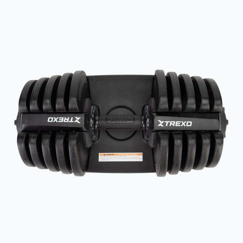 XTREXO adjustable dumbbell TXO-B4W001 40 kg black 9