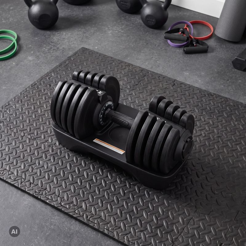 XTREXO adjustable dumbbell TXO-B4W001 40 kg black 7