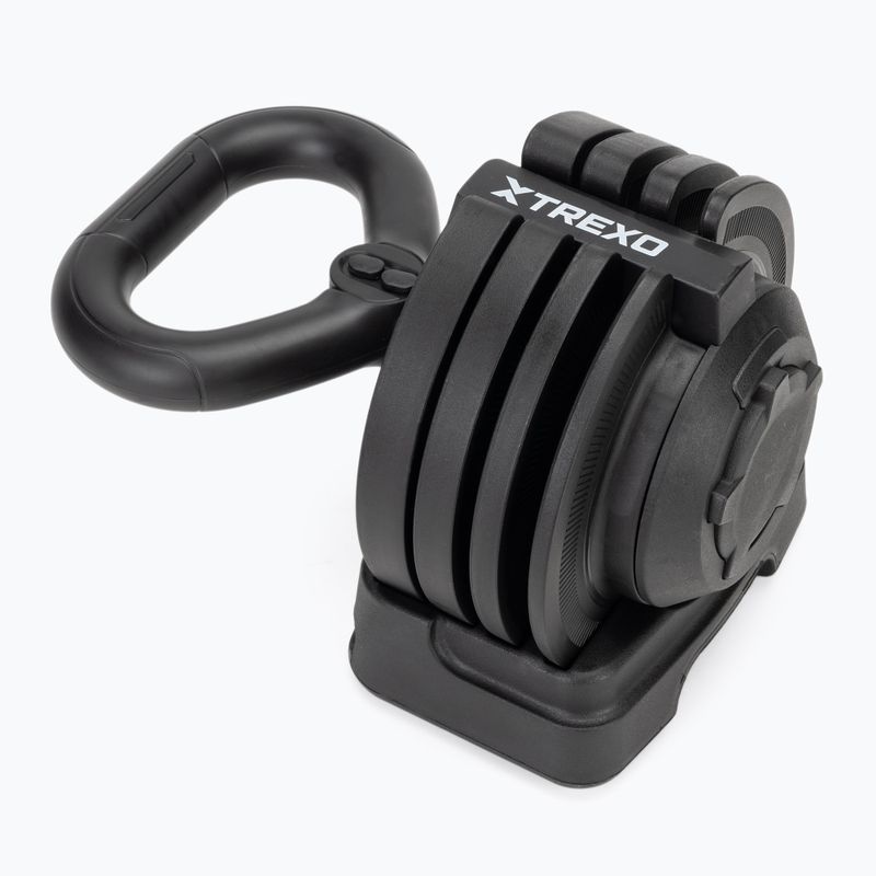 TREXO TXO-B4W004 12kg adjustable kettlebell black