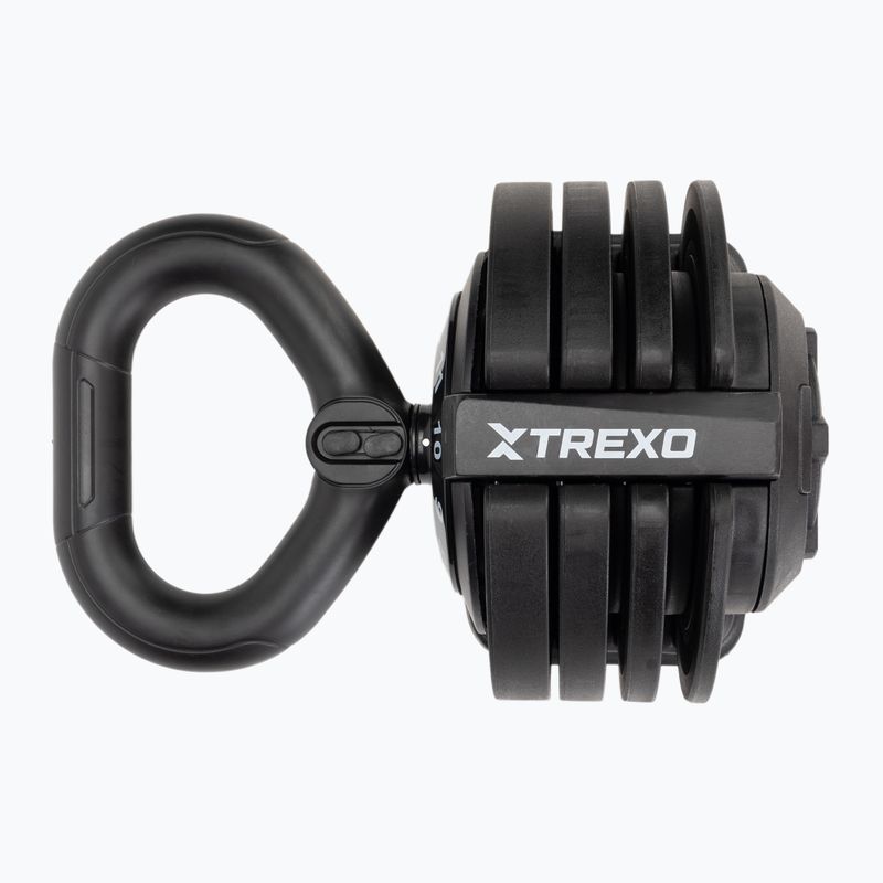 TREXO TXO-B4W004 12kg adjustable kettlebell black 10