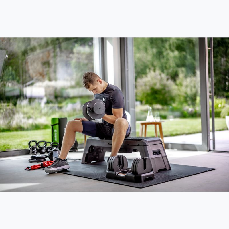 TREXO adjustable dumbbell TXO-B4W005 32 kg black 2