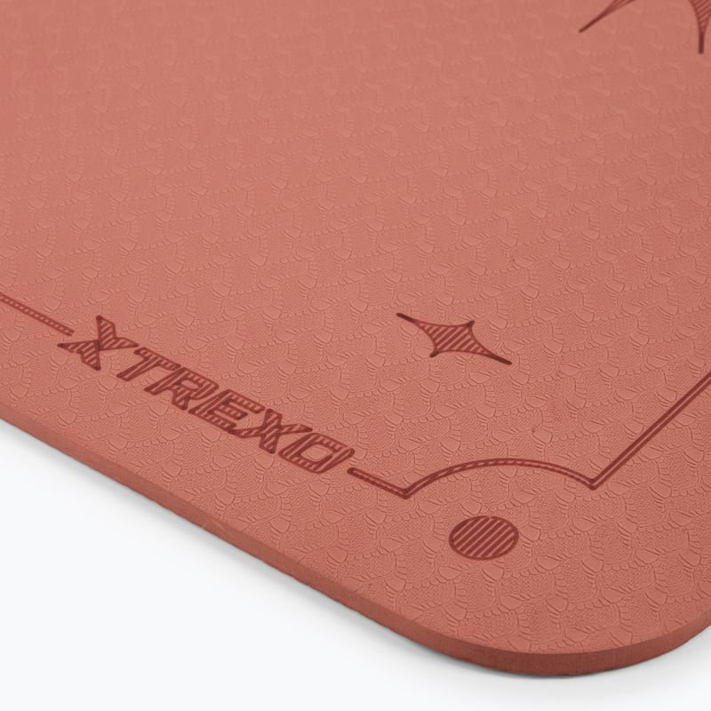 XTREXO yoga mat TXO-B4Z001-RD 6 mm red 5