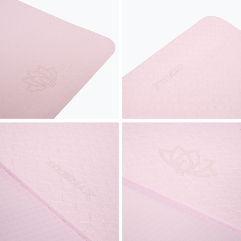 Fitness mat TREXO comfort 10 mm TXO-B4Z003-VT jasnopink 3