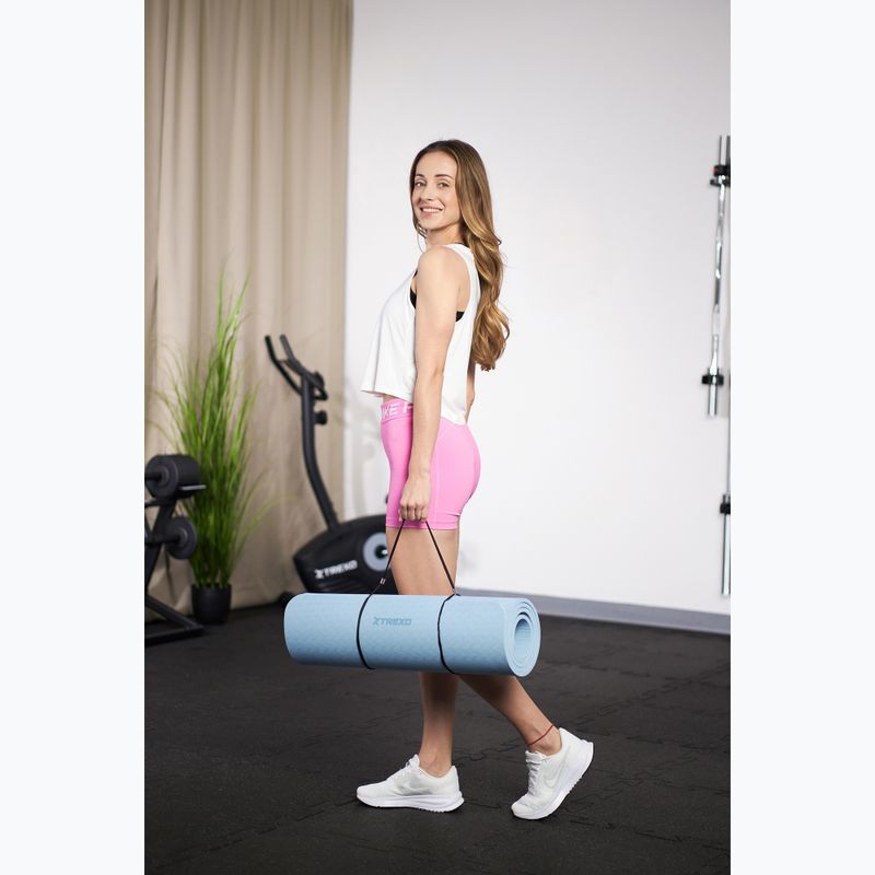 TREXO fitness mat TXO-B4Z002-BL 10 mm blue 6
