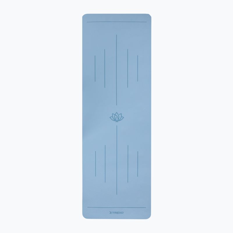 TREXO exercise mat TXO-B4Z002-BL 6 mm blue 2