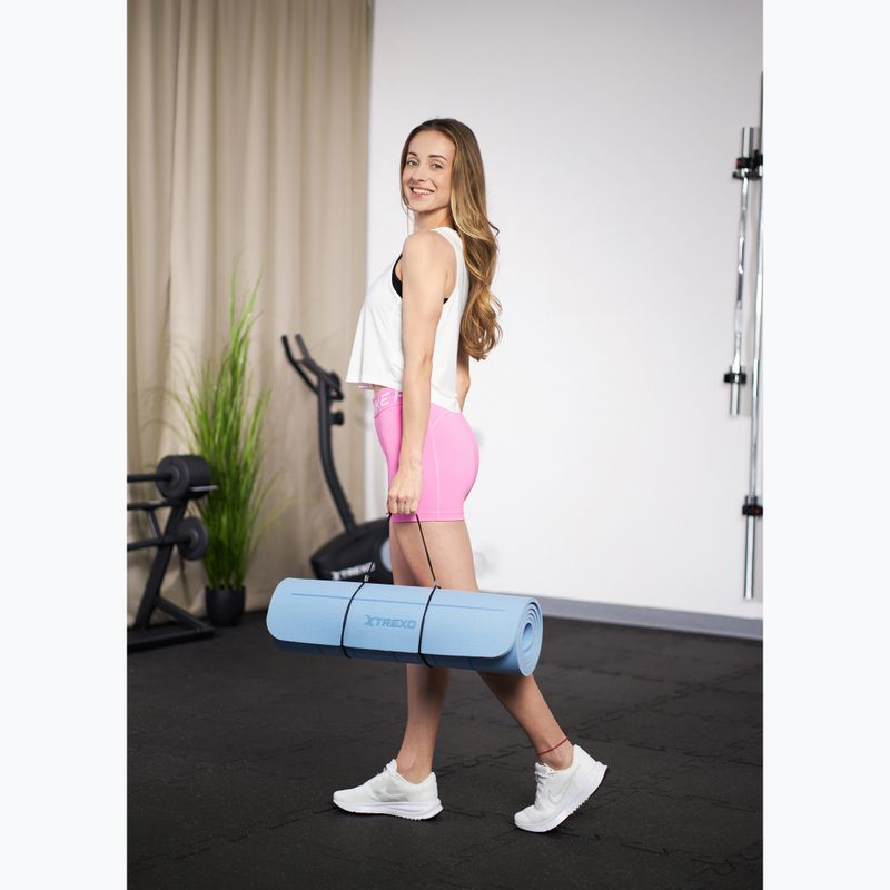 TREXO exercise mat TXO-B4Z002-BL 6 mm blue 7