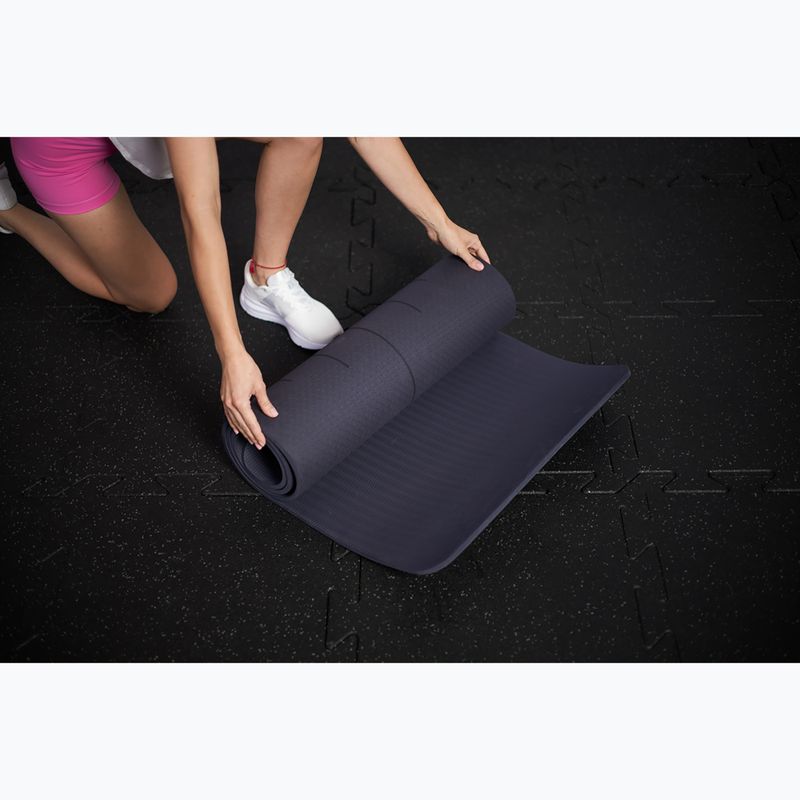 TREXO exercise mat TXO-B4Z002-CH 6 mm graphite 6