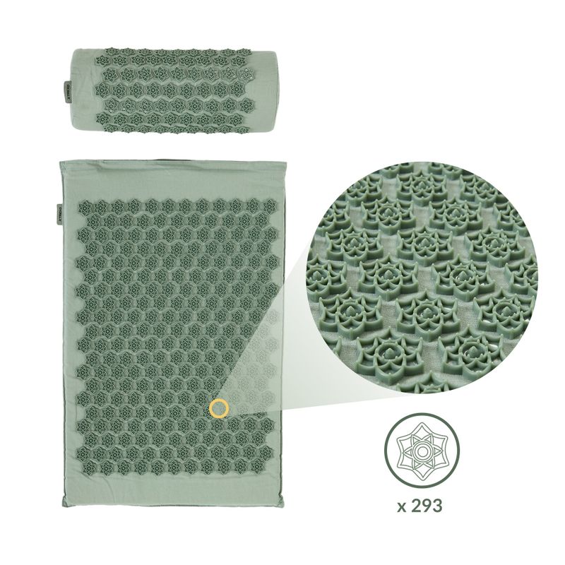 XTREXO acupressure mat with cushion TXO-B4Z004-GN green 5