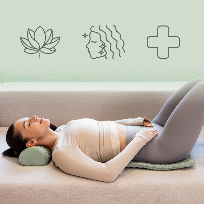 XTREXO acupressure mat with cushion TXO-B4Z004-GN green 8