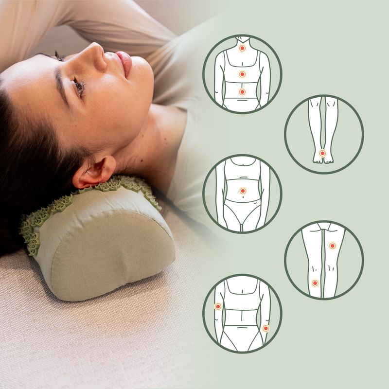 XTREXO acupressure mat with cushion TXO-B4Z004-GN green 10