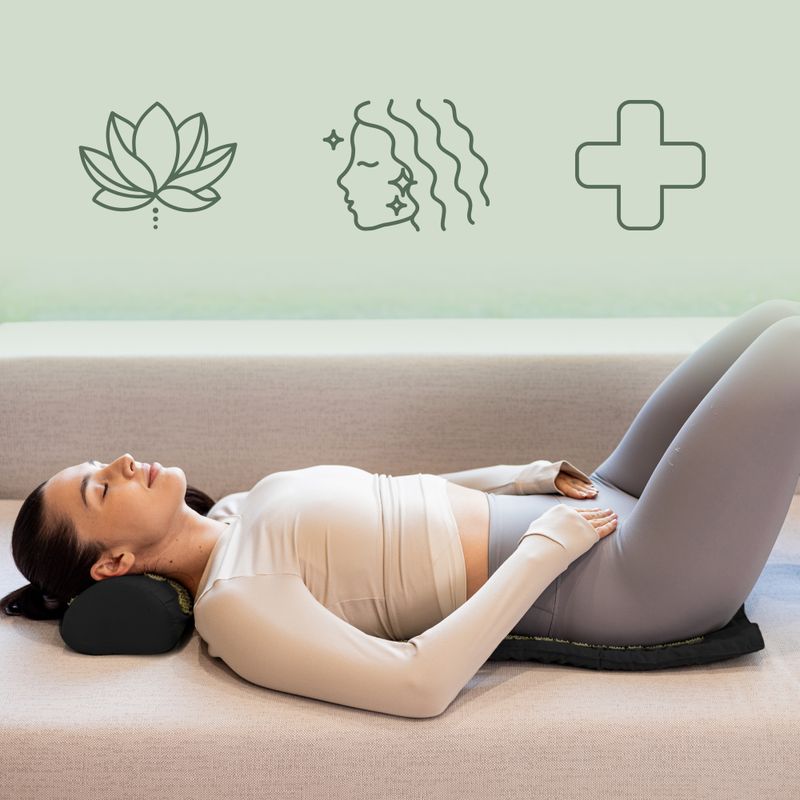 XTREXO acupressure mat with cushion TXO-B4Z004-BK black 9