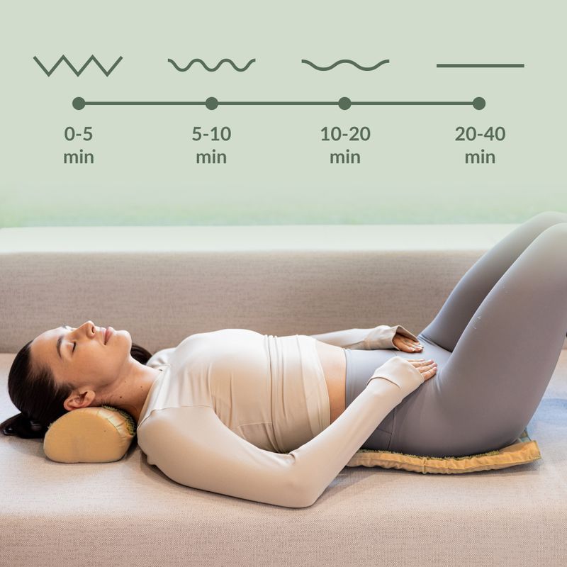 XTREXO acupressure mat with cushion TXO-B4Z004-BZ brown 11