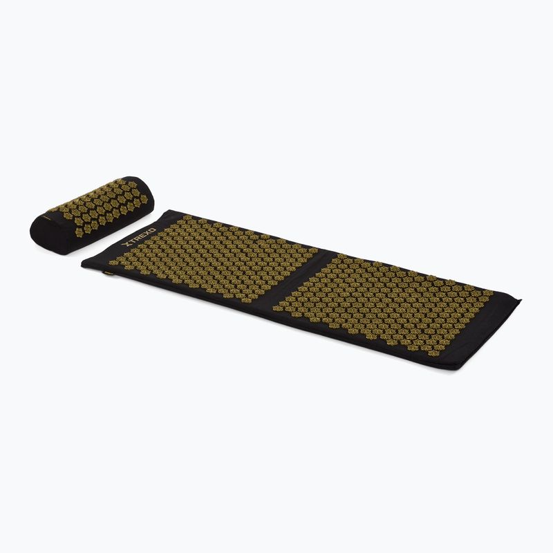 XTREXO acupressure mat large with cushion TXO-B4Z005-BK black