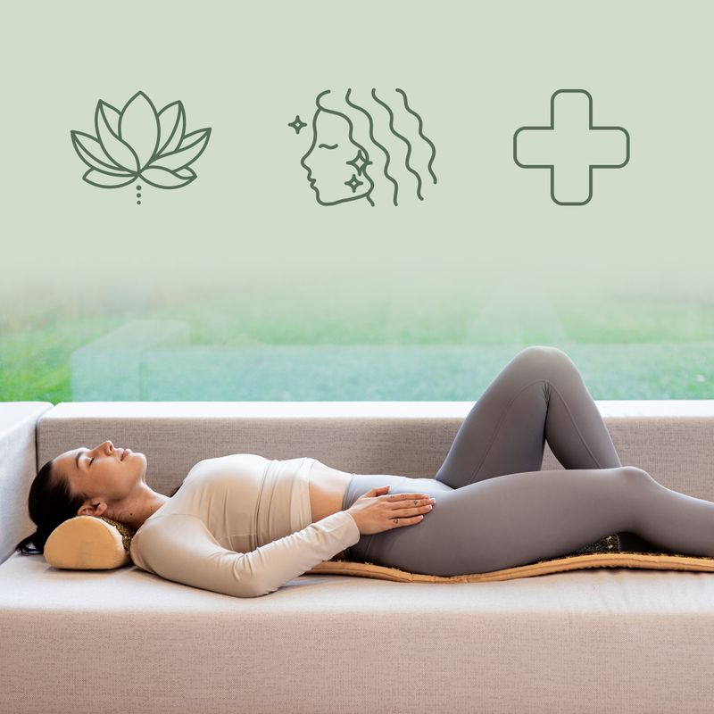 XTREXO acupressure mat large with cushion TXO-B4Z005-BZ brown 8