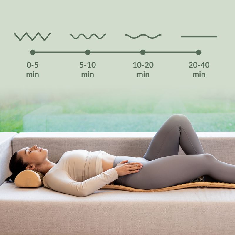 XTREXO acupressure mat large with cushion TXO-B4Z005-BZ brown 11