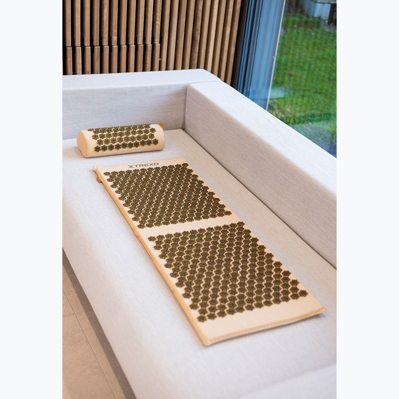 XTREXO acupressure mat large with cushion TXO-B4Z005-BZ brown 15