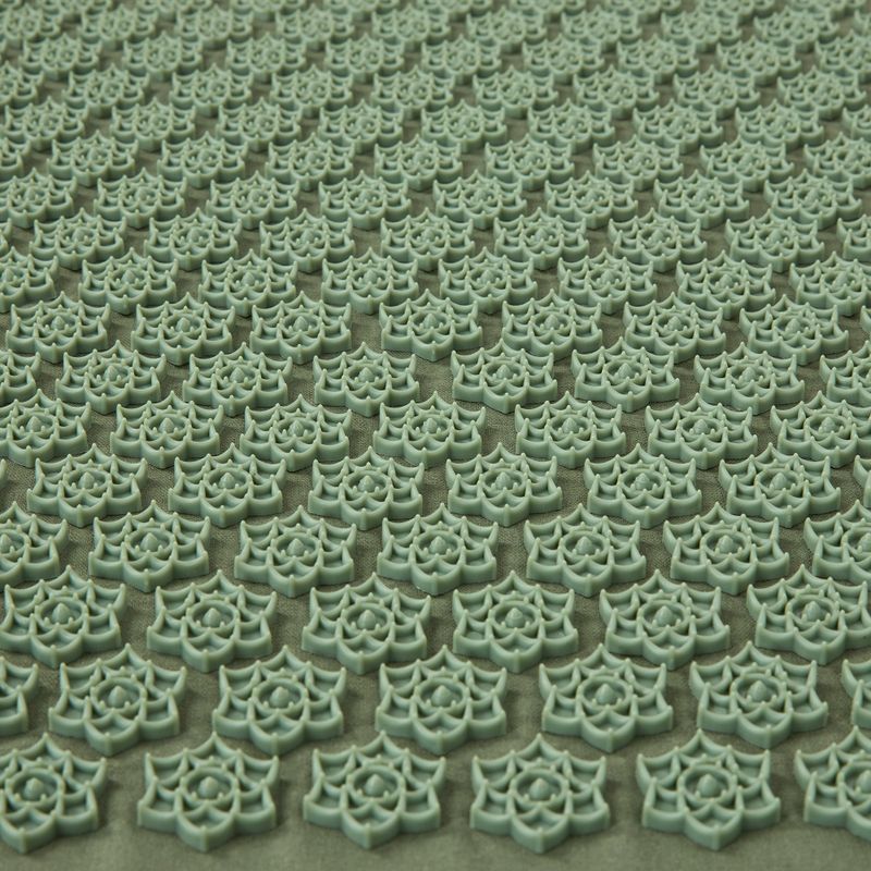 TREXO ECO acupressure mat with cushion TXO-B4Z006-GN green 6