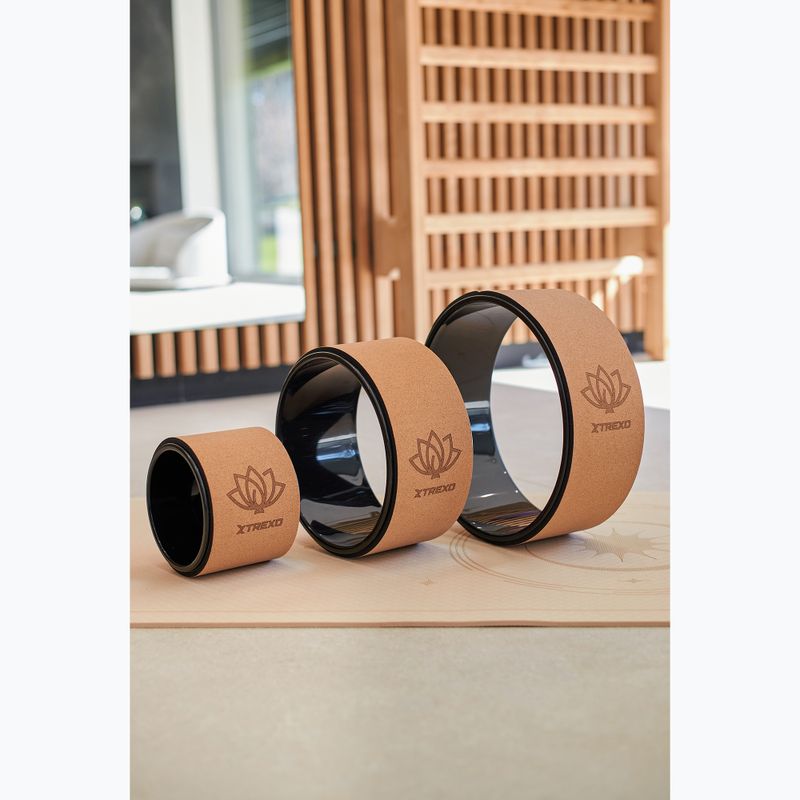 XTREXO cork yoga hoop TXO-B4Z025-NC natural 3