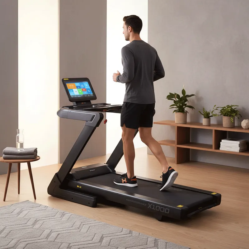Electric treadmill XTREXO X1000 black 17