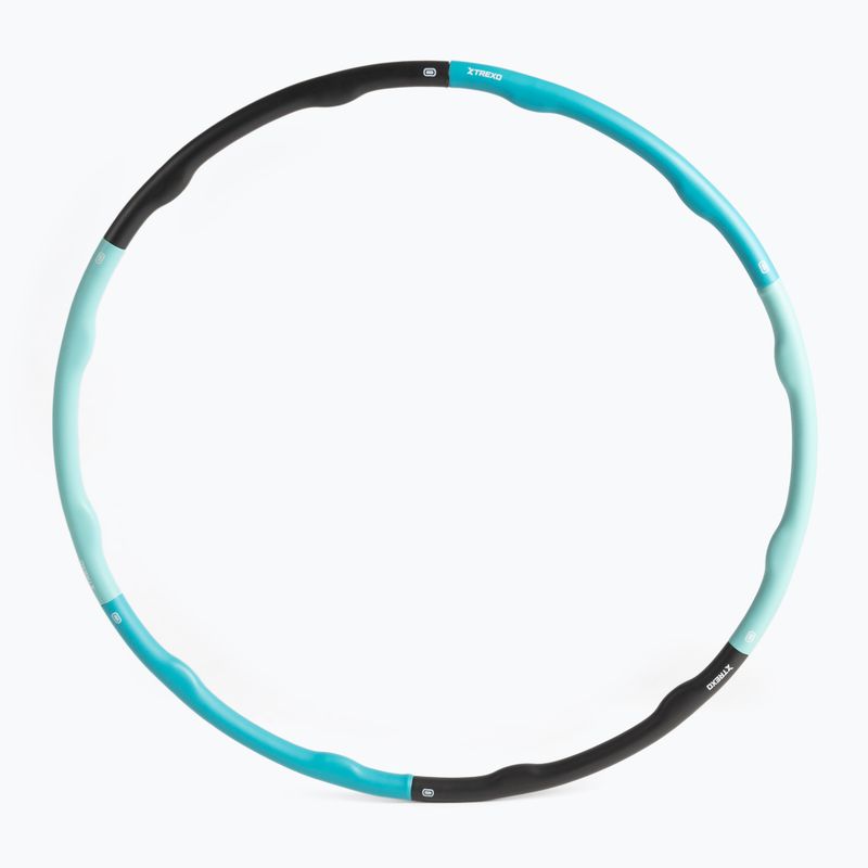 TREXO TXO-B4Z035-GN turquoise massaging hula hoop