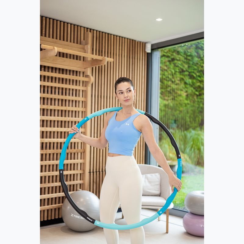 XTREXO TXO-B4Z035-GN turquoise massaging hula hoop 4