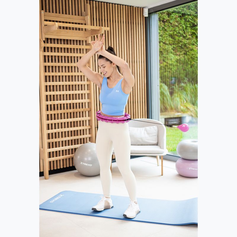 XTREXO TXO-B4Z036-VT hula hoop with weight purple 4