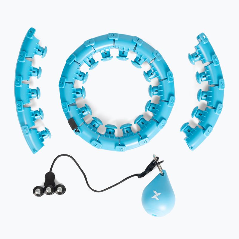 XTREXO hula hoop with weight TXO-B4Z036-GN blue 3