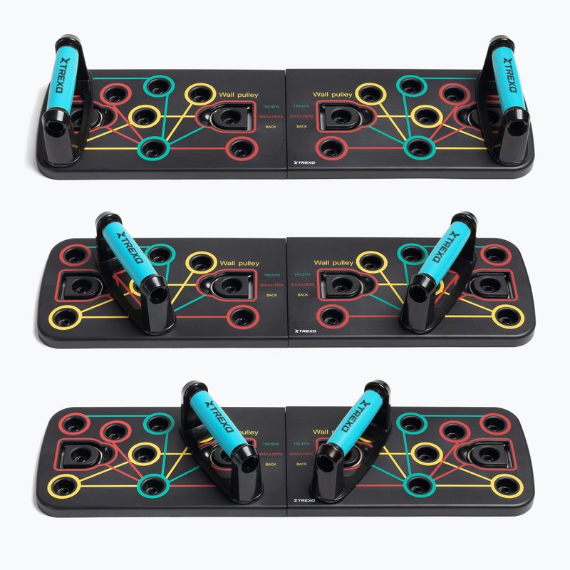 Multifunction platform with handles and expander XTREXO folding TXO-B4Z045-BK black 3